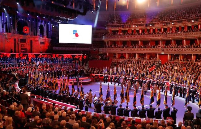 TV moving lights programmer for Festival of Remembrance